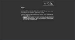 Desktop Screenshot of mygov.ie