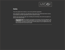 Tablet Screenshot of mygov.ie